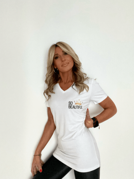 T shirt SO BEAUTIFUL Bamboo Stampa