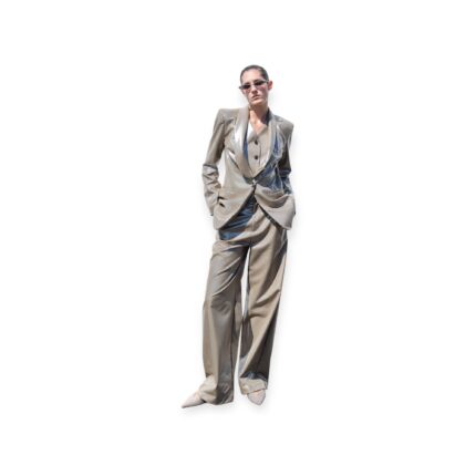 Blazer Effetto Metallizzato