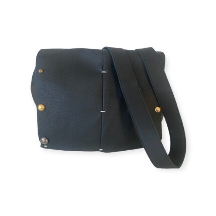 Borsa in pelle e tessuto camouflage