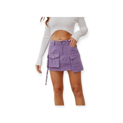 Minigonna Cargo Lilla
