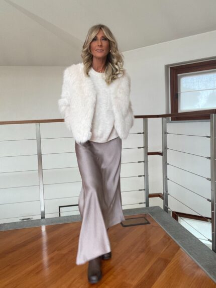 Giacca Corta Eco-Pelliccia