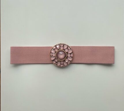 Cintura Elastico Fibbia Gioiello Rotonda
