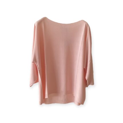 Maglia Tinta Unita Scollo a Barchetta