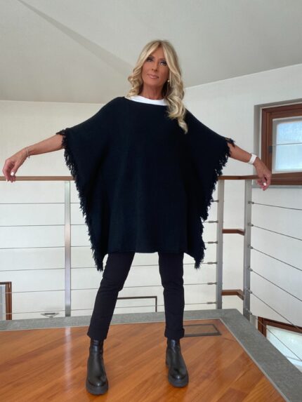 Maglia Poncho Frange