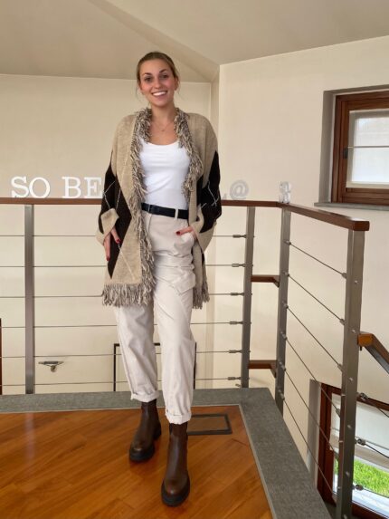 Maxi Cardigan Rombi