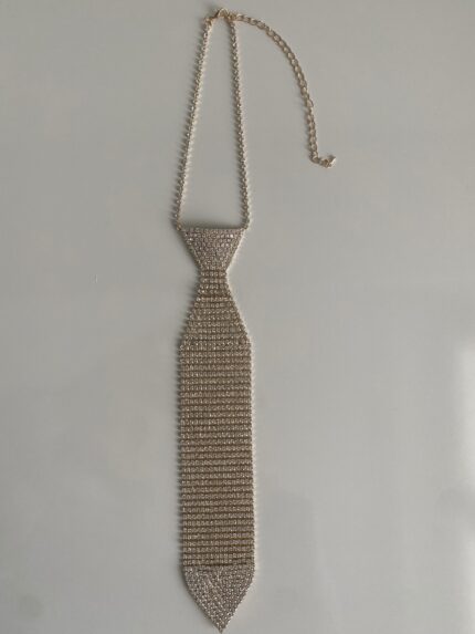 Collana Cravatta in Strass