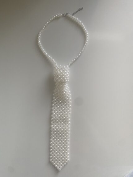 Collana a Cravatta Perle