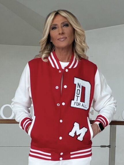 Giubbino College in Felpa Teddy Rosso
